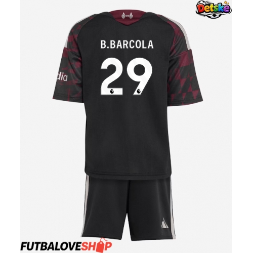 Dres Liverpool Bradley Barcola #29 Tretina pre deti 2026-27 Krátky Rukáv (+ trenírky)